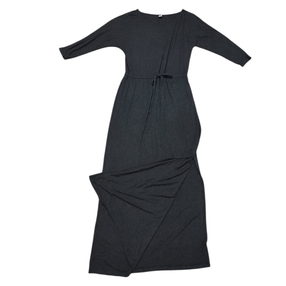 Old Navy Shirt Dress Drawstring Stretch Midi Basic - Picture 2 of 9